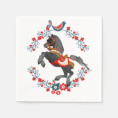 紙ナプキンスカラフル、ホースフローラ スタンダードカクテルナプキン (正面)