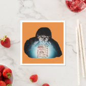 紙ナプキンスハロウィーン衣装パーティークリスタルボール スタンダードカクテルナプキン (インサイチュ)