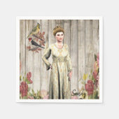 紙ナプキンスビクトリアン、 スタンダードカクテルナプキン (正面)