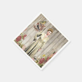 紙ナプキンスビクトリアン、 スタンダードカクテルナプキン (角)