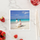 紙ナプキンスビーチ結婚式 スタンダードカクテルナプキン (インサイチュ)