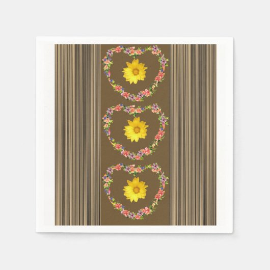 紙ナプキンスフローラ スタンダードカクテルナプキン (正面)