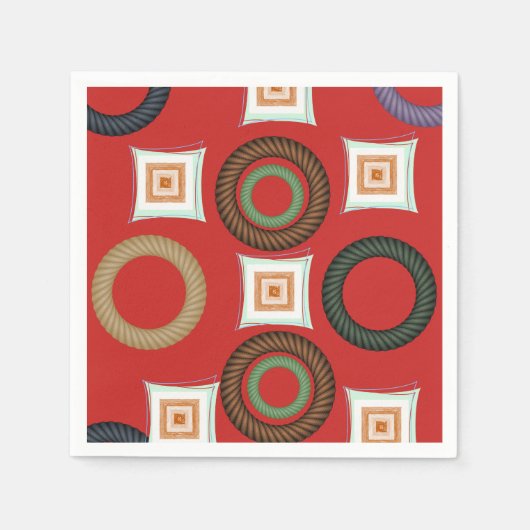 紙ナプキンス円形 スタンダードカクテルナプキン (正面)