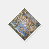 紙ナプキンス最後の審判フレスコbyミシュラン スタンダードカクテルナプキン (角)