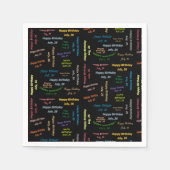 紙ナプキンス7月26誕生日 スタンダードカクテルナプキン (正面)