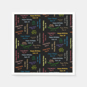 紙ナプキンス9月26誕生日 スタンダードカクテルナプキン (正面)