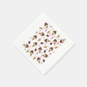 紙ナプキンス、アイスクリーム スタンダードカクテルナプキン (角)