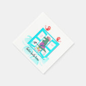 紙ナプキンス、アリゲーターバスタイムバブルナプキンス スタンダードカクテルナプキン (角)