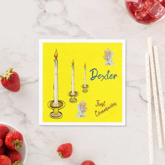 紙ナプキンス、エンジェルキャンドル スタンダードカクテルナプキン (インサイチュ)