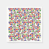 紙ナプキンス、カラー スタンダードカクテルナプキン (正面)