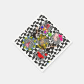 紙ナプキンス、キャットドッグヴィンテージ スタンダードカクテルナプキン (角)