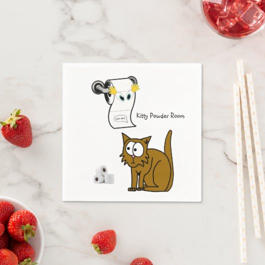 紙ナプキンス、キャットパウダールームバストイレ紙 スタンダードカクテルナプキン (インサイチュ)