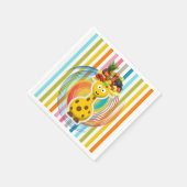 紙ナプキンス、キリンストライプフルーツ スタンダードカクテルナプキン (角)