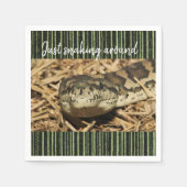 紙ナプキンス、スネーク スタンダードカクテルナプキン (正面)