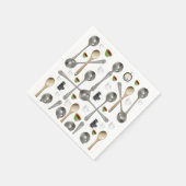 紙ナプキンス、スプーン スタンダードカクテルナプキン (角)