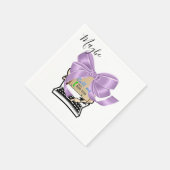 紙ナプキンス、タイプライターが私を呼ぶ スタンダードカクテルナプキン (角)