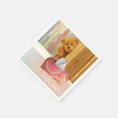 紙ナプキンス、テディベア スタンダードカクテルナプキン (角)