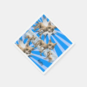 紙ナプキンス、ネコ スタンダードカクテルナプキン (角)