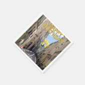 紙ナプキンス、ハッピーバースデーフランスキャッツ スタンダードカクテルナプキン (角)