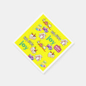 紙ナプキンス、ハッピーバースデーメリークリスマス スタンダードカクテルナプキン (角)