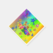 紙ナプキンス、ハッピーバースデー スタンダードカクテルナプキン (角)