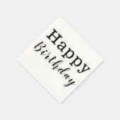 紙ナプキンス、ハッピーバースデー スタンダードカクテルナプキン (角)