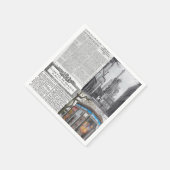 紙ナプキンス,パリフランス新聞 スタンダードカクテルナプキン (角)