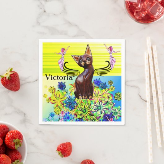 紙ナプキンス、フェアリー・キットンフローラ スタンダードカクテルナプキン (インサイチュ)