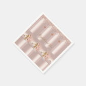 紙ナプキンス、フローラバラドリップ スタンダードカクテルナプキン (角)