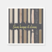 紙ナプキンス,ブラウン スタンダードカクテルナプキン (正面)