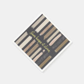 紙ナプキンス,ブラウン スタンダードカクテルナプキン (角)