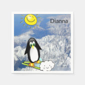 紙ナプキンス、ペンギンスキー雲山 スタンダードカクテルナプキン (正面)