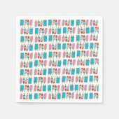 紙ナプキンス、ポプシクル スタンダードカクテルナプキン (正面)