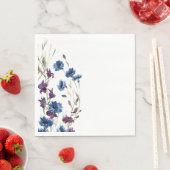 紙ナプキンス – ワイルドフラワーウォータカラー スタンダードランチョンナプキン (インサイチュ)