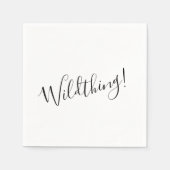 紙ナプキンス、ワイルドモノ スタンダードカクテルナプキン (正面)