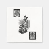 紙ナプキンス、ヴィンテージ スタンダードカクテルナプキン (正面)