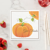 紙ナプキンス – 感謝祭かぼちゃ スタンダードランチョンナプキン (インサイチュ)