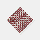 紙ナプキンス、歯のスマイルブルゴーニュ歯科医 スタンダードカクテルナプキン (角)