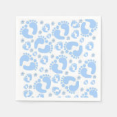 紙ナプキンス、男の赤ちゃん足ゾウ スタンダードカクテルナプキン (正面)