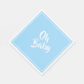 紙ナプキンス – 男の赤ちゃん スタンダードランチョンナプキン (角)