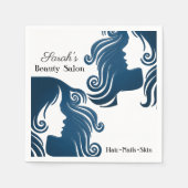 紙ナプキンス、美しいサロンヘア スタンダードカクテルナプキン (正面)