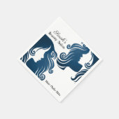 紙ナプキンス、美しいサロンヘア スタンダードカクテルナプキン (角)