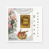 紙ナプキンス、聖書第一聖餐式 スタンダードカクテルナプキン (正面)