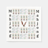 紙ナプキンス、麻雀ドラゴン スタンダードカクテルナプキン (正面)