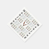 紙ナプキンス、麻雀ドラゴン スタンダードカクテルナプキン (角)