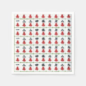 紙ナプキンス、麻雀ナプキンス スタンダードカクテルナプキン (正面)