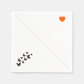 紙ナプキンス， 4.75インチl x 4.75インチw スタンダードカクテルナプキン (正面)