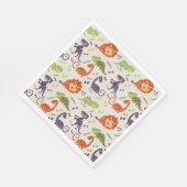 紙ナプキンス – Kids Love Dinosale's スタンダードランチョンナプキン (角)