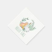 紙ナプキンスfor感謝祭キツネ&カボチャ スタンダードカクテルナプキン (角)