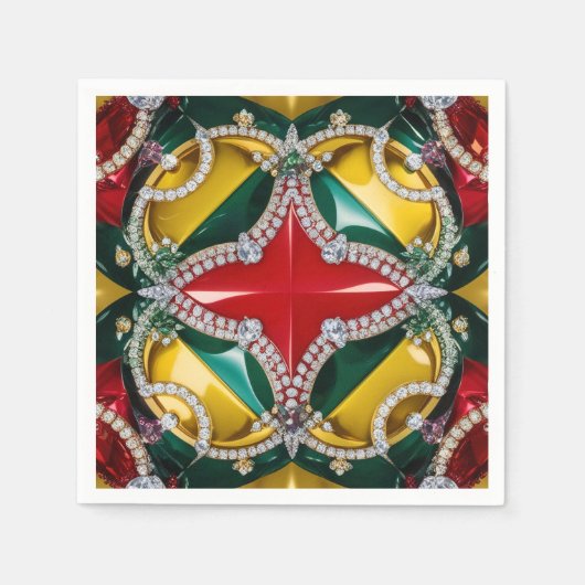 紙ナプキンズとロサンゼルスカラーデザイン スタンダードカクテルナプキン (正面)